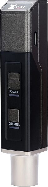 open zoom image for Xvive M5 Handheld Digital Wireless Microphone System, New, Action Position Back