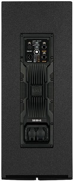 open zoom image for RCF SUB-808-AS Dual Active Subwoofer Speaker, Black, Action Position Back