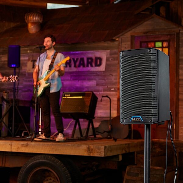 open zoom image for Alto Professional TS408 Powered Loudspeaker, Single, Action Position Back
