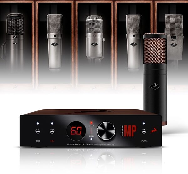 open zoom image for Antelope Audio Edge Strip: Discrete MP Microphone Preamp + Edge Duo Mic Bundle, Main