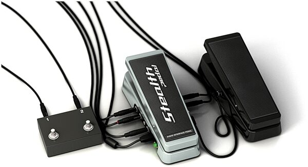 open zoom image for IK Multimedia StealthPedal Guitar Audio Interface Pedal, In Use 2