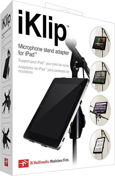 open zoom image for IK Multimedia iKlip iPad Microphone Stand Adapter, Main