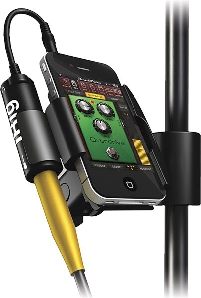 open zoom image for IK Multimedia iKlip MINI iPhone and iPod Music Stand Adapter, In Use with AmpliTube and iRig both NOT Included