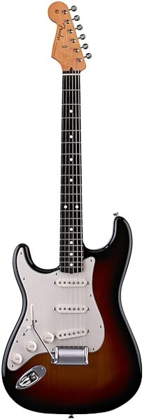 open zoom image for Fender American Vintage 62 Left-Handed Stratocaster Electric Guitar (with Case), 3-Color Sunburst