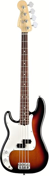 open zoom image for Fender American Precision Left-Handed Electric Bass (Rosewood, with Case), 3 Color Sunburst