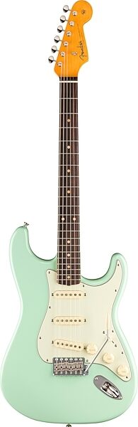 open zoom image for Fender American Vintage II 1961 Stratocaster Electric Guitar, Rosewood Fingerboard (with Case), Surf Green, Main