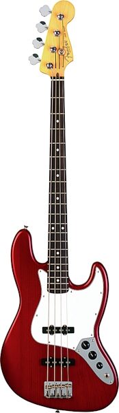 open zoom image for Fender Highway 1 U.S. Special Jazz Bass (Rosewood, With Gig Bag), Crimson Transparent