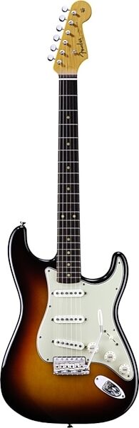 open zoom image for Fender American Vintage '59 Stratocaster Electric Guitar, with Rosewood Fingerboard and Case, 3-Color Sunburst
