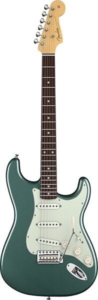 open zoom image for Fender American Vintage '59 Stratocaster Electric Guitar, with Rosewood Fingerboard and Case, Sherwood Green