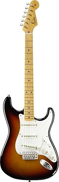 open zoom image for Fender American Vintage '59 Stratocaster Electric Guitar, with Maple Fingerboard and Case, 3-Color Sunburst