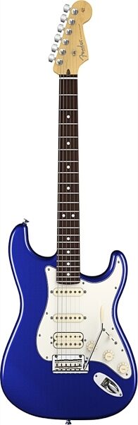 open zoom image for Fender American Standard Stratocaster HSS Electric Guitar, with Rosewood Fingerboard and Case, Mystic Blue