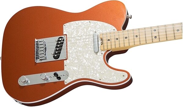 open zoom image for Fender American Elite Telecaster Electric Guitar (Maple, with Case), Autumn Blaze Metallic Body Right
