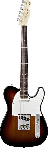 open zoom image for Fender 60th Anniversary Telecaster Electric Guitar (Rosewood, with Case), 3 Color Sunburst