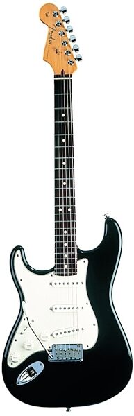 open zoom image for Fender American Series Stratocaster Left-Handed (Maple, With Case), Black