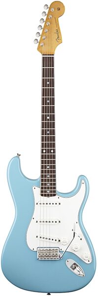 open zoom image for Fender Eric Johnson Stratocaster Electric Guitar (Rosewood with Case), Tropical Turquoise
