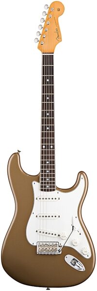 open zoom image for Fender Eric Johnson Stratocaster Electric Guitar (Rosewood with Case), Palomino Metallic