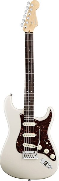 open zoom image for Fender American Deluxe Stratocaster Electric Guitar (Rosewood with Case), Olympic Pearl