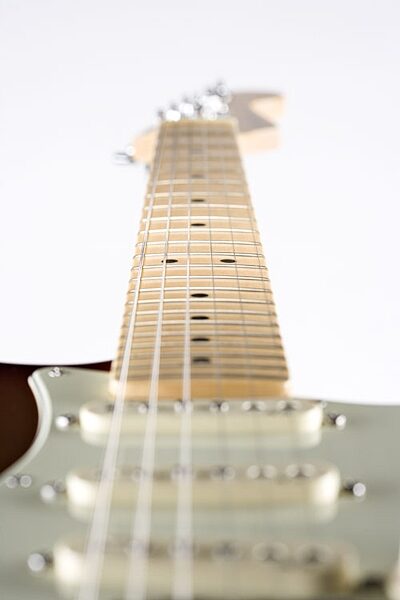 open zoom image for Fender American Deluxe Stratocaster Electric Guitar (Maple with Case), Neck