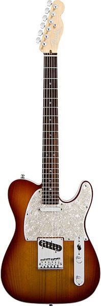 open zoom image for Fender American Deluxe Telecaster Electric Guitar (Rosewood with Case), Aged Cherry Burst