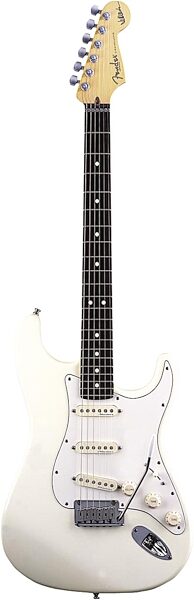 open zoom image for Fender Jeff Beck Stratocaster Electric Guitar (with Case), Olympic White