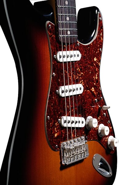 open zoom image for Fender John Mayer Signature Stratocaster Electric Guitar (with Case), Front Detail