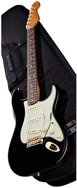 open zoom image for Fender John Mayer Special Edition Black1 Stratocaster Electric Guitar (with Case), Black