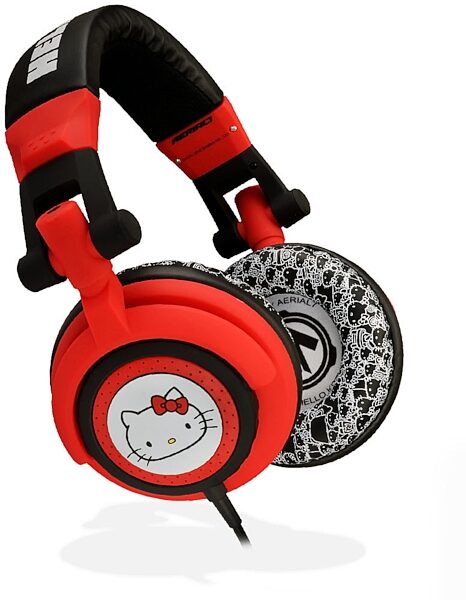 open zoom image for Aerial7 Tank DJ Headphones, Hello Kitty