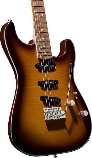 open zoom image for Fender Standard Strat FMT Electric Guitar, Body Detail 2