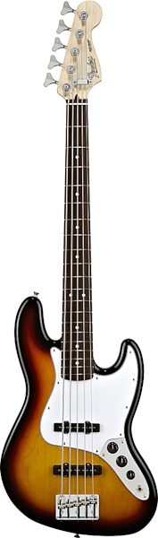 open zoom image for Fender Standard Jazz V 5-String Electric Bass (Pao Ferro), Brown Sunburst