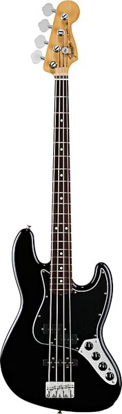open zoom image for Fender Reggie Hamilton Standard Jazz Electric Bass (with Gig Bag), Black
