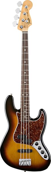 open zoom image for Fender Reggie Hamilton Standard Jazz Electric Bass (with Gig Bag), Main