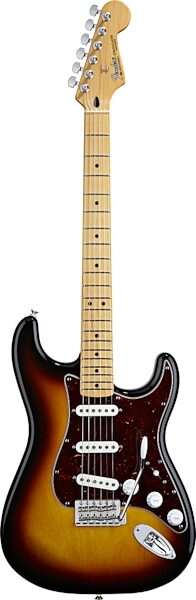 open zoom image for Fender Deluxe Roadhouse Stratocaster Electric Guitar (with Gig Bag), Brown  Sunburst