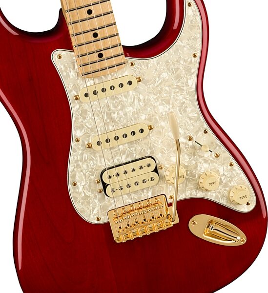 open zoom image for Fender Tash Sultana Stratocaster Electric Guitar (with Gig Bag), Action Position Back