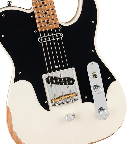 open zoom image for Fender John Osborne Telecaster (with Case), Olympic White, Action Position Back
