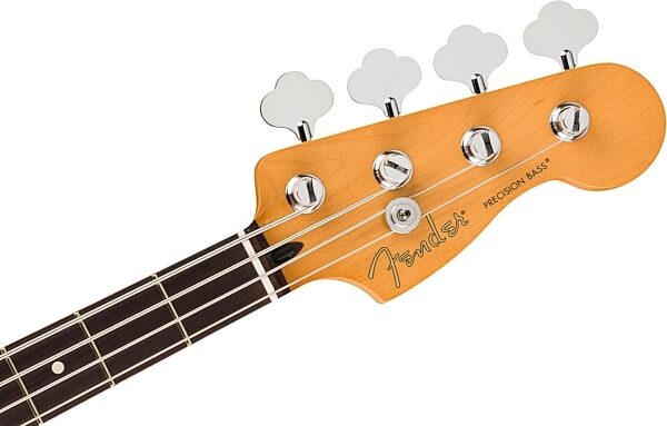 open zoom image for Fender 75th Anniversary Player II Precision Electric Bass (with Gig Bag), Diamond Dust, Action Position Back
