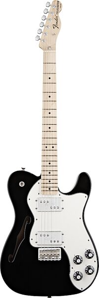 open zoom image for Fender Classic Player Telecaster Thinline Deluxe Electric Guitar (with Gig Bag), Black