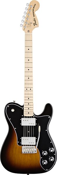 open zoom image for Fender Classic Player Telecaster Deluxe Electric Guitar with Tremolo (and Gig Bag), 3-Color Sunburst