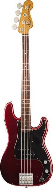 open zoom image for Fender Nate Mendel Precision Electric Bass (with Gig Bag), Rosewood Fingerboard, Candy Apple Red