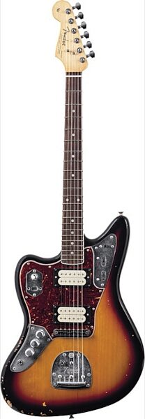 open zoom image for Fender Kurt Cobain Jaguar Left-Handed Electric Guitar, with Case, 3-Color Sunburst