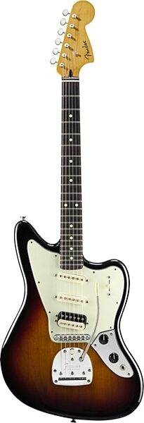 open zoom image for Fender Pawn Shop Jaguarillo Electric Guitar, with Gig Bag, 3-Color Sunburst