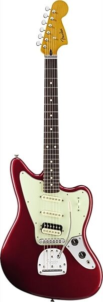 open zoom image for Fender Pawn Shop Jaguarillo Electric Guitar, with Gig Bag, Candy Apple Red