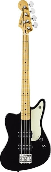 open zoom image for Fender Pawn Shop Reverse Jaguar Electric Bass, with Gig Bag, Black