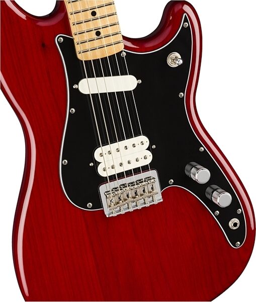open zoom image for Fender Player Duo-Sonic HS Electric Guitar, Maple Fingerboard, Action Position Back