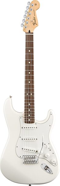 open zoom image for Fender Standard Stratocaster Electric Guitar (Rosewood Fretboard), Arctic White