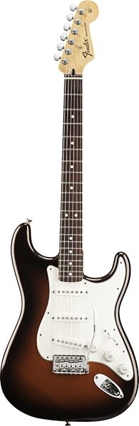 open zoom image for Fender Standard Stratocaster Electric Guitar (Rosewood Fretboard), Copper Metallic Burst