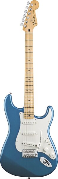 open zoom image for Fender Standard Stratocaster Electric Guitar (Maple Fretboard), Lake Placid Blue