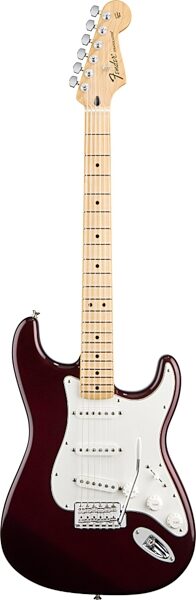 open zoom image for Fender Standard Stratocaster Electric Guitar (Maple Fretboard), Midnight Wine