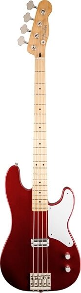 open zoom image for Fender Cabronita Precision Electric Bass, Maple Fingerboard (with Gig Bag), Candy Apple Red