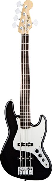 open zoom image for Fender Standard Jazz V 5-String Electric Bass (with Gig Bag), Black