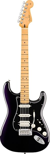open zoom image for Fender Player II Modified HSS Stratocaster Electric Guitar, Maple Fingerboard (with Gig Bag), Dusk, Action Position Back